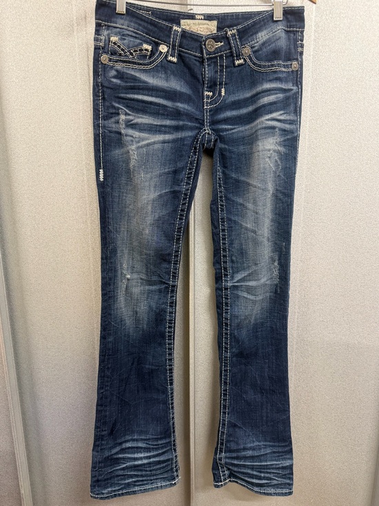 Big Star Denim - Big Star Sweet Boot Jeans Y2K Low Rise Distressed Flap Pocket 27